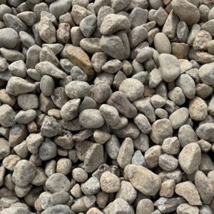 1 ½” Stone, Natural Round Brown Stone
