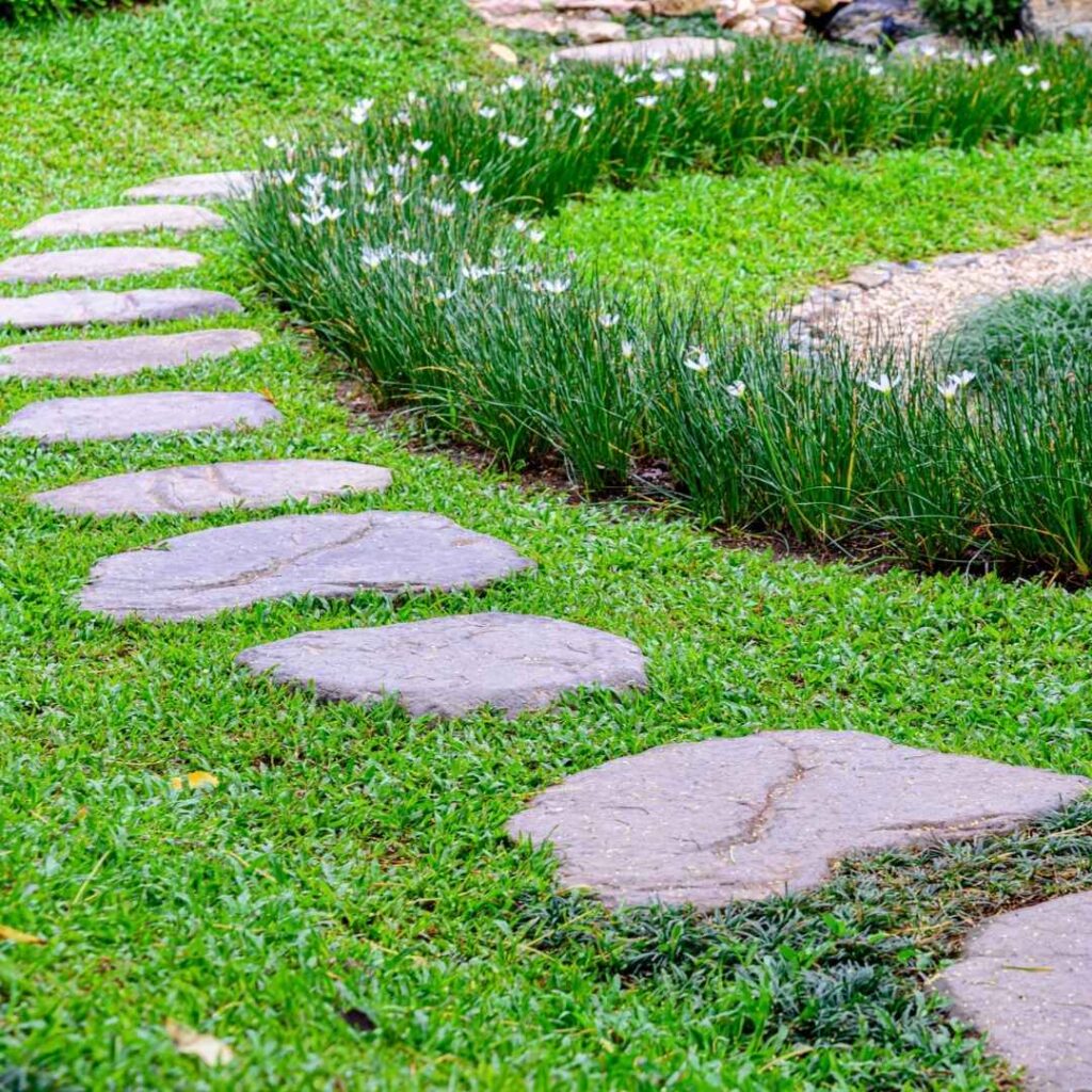 Garden Path with Stepping Stones