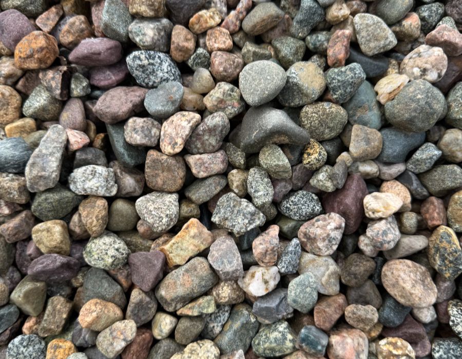 3/8”–3/4” Native Multi-Color Stone - Southridge Farm & Nursery